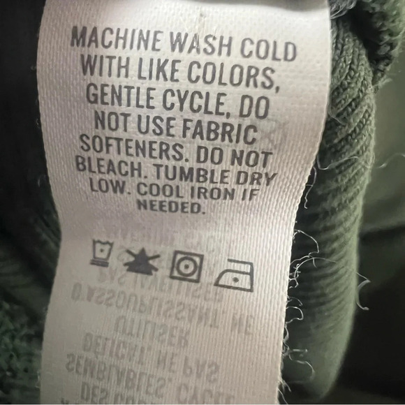 OFFLINE Lace-Up High Waisted Ribbed Leggings - Olive daze size Large - Picture 10 of 12